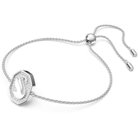 Swarovski Women's Bracelet - Signum Swan Rhodium Plated White Crystal | 5621099 ,