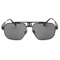 Dolce & Gabbana Men's Sunglasses - Black Metal Aviator Full Rim Frame | 0DG2294 01/87 ,
