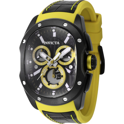 Invicta Men's Wrap Watch - Lupah Revolution 2.0 Chrono Black and Yellow Strap | 45439 ,