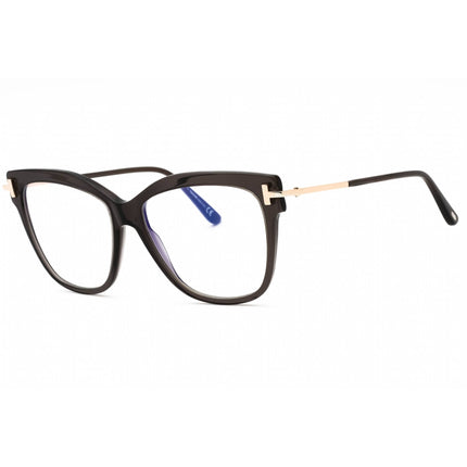 Tom Ford Women's Eyeglasses - Grey/Other Cat Eye Plastic Full Rim Frame | FT5704-B 020 ,