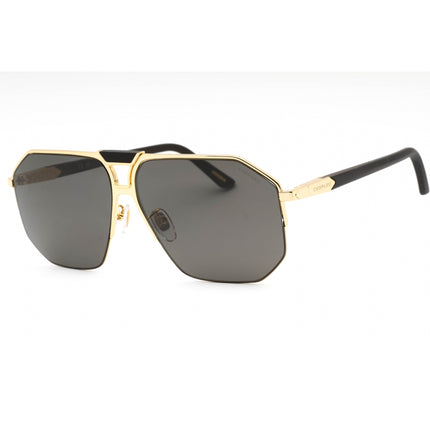 Chopard Men's Sunglasses - Shiny Yellow Gold Metal Pilot Full Rim Frame | SCHG61V 400P ,