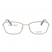 Guess Women's Eyeglasses - Grey/Other Metal Rectangular Full Rim Frame | GU2940-4 020 ,
