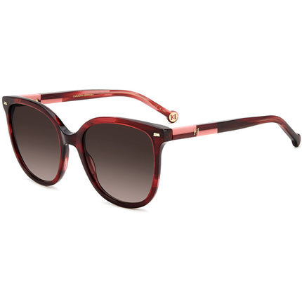 Carolina Herrera Women's Sunglasses - Burgundy Horn Acetate Square | HER 0136/S 0K4G ,