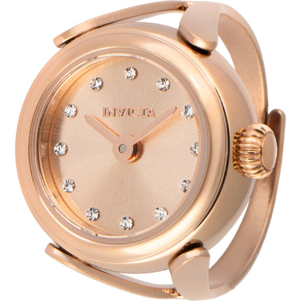 Invicta Women's Watch Ring - Mini Angel Quartz Rose Gold Stainless Steel | 48575 ,