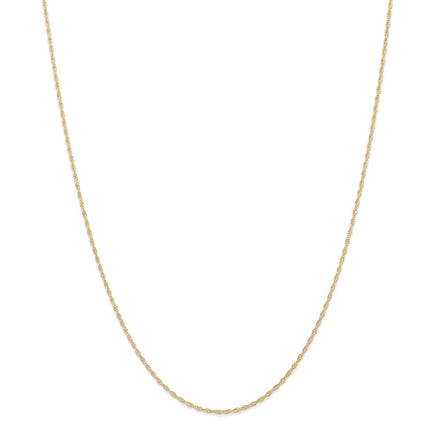 14K 1.15mm Carded Cable Rope Chain | 9RY ,