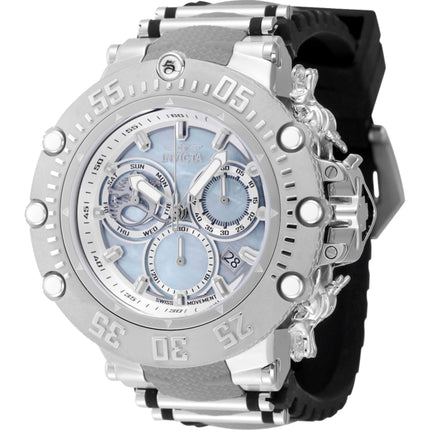 Invicta Men's Watch - Subaqua Quartz Chrono Silver and Black MOP Dial Strap | 47613 ,
