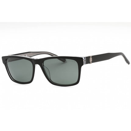 Guess Men's Sunglasses - Shiny Black Plastic Rectangular Full Rim Frame | GU00074 01R ,