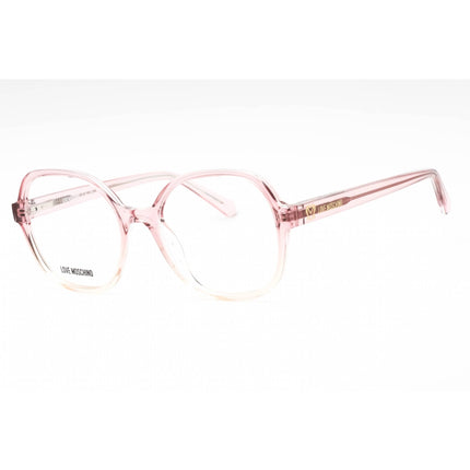 Moschino Love Women's Eyeglasses - Pink Plastic Square Full Rim Frame | MOL616 035J 00 ,