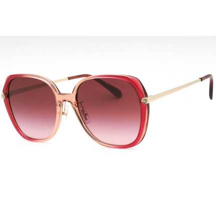 Coach Women's Sunglasses - Burgundy/Pink Gradient Full Rim Frame | 0HC8403D 58268H ,