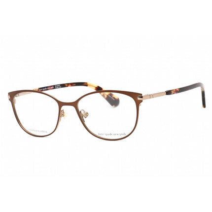 Kate Spade Women's Eyeglasses - Brown Havana Metal Oval Shape Frame | Jabria 0WR9 00 ,