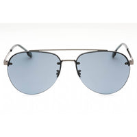 Hugo Boss Men's Sunglasses - Ruthenium Aviator Half Rim Frame | BOSS 1537/F/SK 06LB IR ,