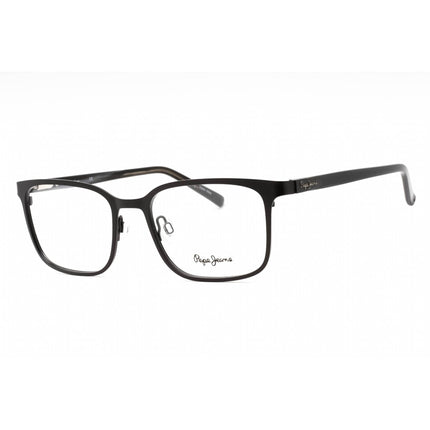 Pepe Jeans Men's Eyeglasses - Black Metal Rectangular Full Rim Frame | PJ1324 C1 ,