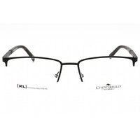 Chesterfield Men's Eyeglasses - Matte Black Metal Rectangular Frame | CH 98XL 0003 00 ,