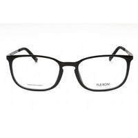 Flexon Men's Eyeglasses - Shiny Black Rectangular Full Rim Frame | FLEXON EP8012 001 ,