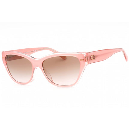 Coach Women's Sunglasses - Milky Pink/Transparent Pink Full Rim | 0HC8370F 574313 ,