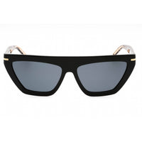 Hugo Boss Women's Sunglasses - Black Cat Eye Plastic Frame | BOSS 1609/S 0807 IR ,