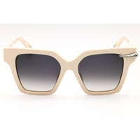 Roberto Cavalli Women's Sunglasses - Shiny Beige Acetate Square Frame | SRC002S 09X7 ,