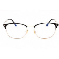 Tom Ford Men's Eyeglasses - Shiny Black Metal Cat Eye Full Rim Frame | FT5750-B 001 ,