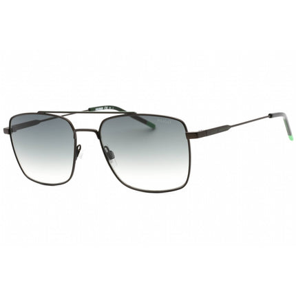 Hugo Men's Sunglasses - Matte Black Green Metal Full Rim Frame | HG 1177/S 03OL 9K ,