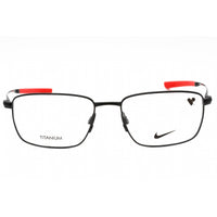 Nike Men's Eyeglasses - Black Titanium Rectangular Full Rim Frame | NIKE 6046 006 ,