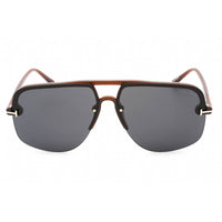 Tom Ford Women's Sunglasses - Shiny Light Brown Metal Pilot Shape Frame | FT1003 45V ,