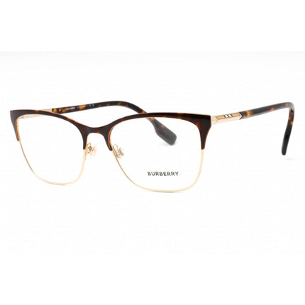 Burberry Women's Eyeglasses - Light Gold/Havana Metal Cat Eye Frame | 0BE1362 1312 ,