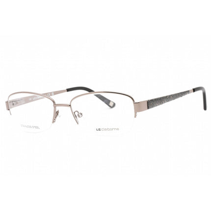 Liz Claiborne Women's Eyeglasses - Ruthenium Metal Oval Shape Frame | L 611 01C5 00 ,