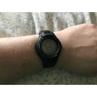 Casio Men's Digital Watch - G-Shock World Time Black Resin Strap Alarm | GWM500F-2 ,