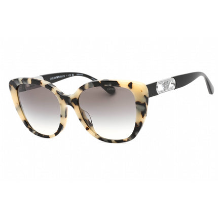 Emporio Armani Women's Sunglasses - Cream Havana Gloss Cat Eye Frame | 0EA4214U 605811 ,