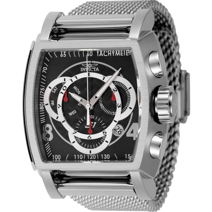Invicta Men's Watch - S1 Rally Chronograph Silver and Black Dial Bracelet | 46007 ,