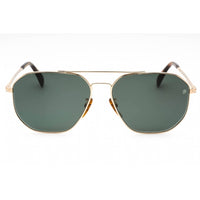 David Beckham Men's Sunglasses - Gold Havana Aviator Full Rim | DB 1041/S 006J QT ,