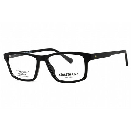 Kenneth Cole New York Men's Eyeglasses - Matte Black Rectangular Frame | KC0354 002 ,