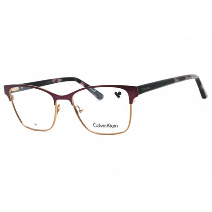 Calvin Klein Women's Eyeglasses - Cyclamen Metal Cat Eye Full Rim Frame | CK23107 610 ,