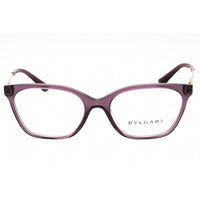 Bvlgari Women's Eyeglasses - Transparent Amethyst Plastic 55mm Frame | 0BV4207 5514 ,