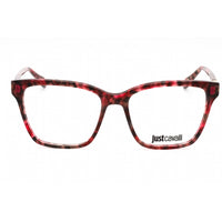 Just Cavalli Women's Eyeglasses - Shiny Red Havana Acetate Cat Eye Frame | VJC012 09AT ,