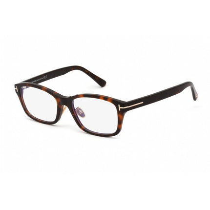 Tom Ford unisex Eyeglasses - Dark Havana Plastic Rectangular Frame | FT5724-D-B 052 ,