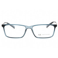 Armani Exchange Men's Eyeglasses - Blue Rectangular Full Rim Frame | 0AX3027 8238 ,