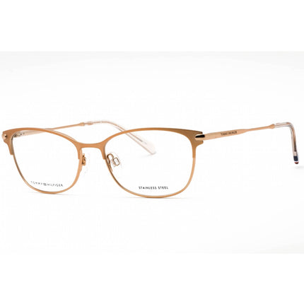 Tommy Hilfiger Women's Eyeglasses - Gold Copper Metal Rectangular | TH 1958 0DDB 00 ,