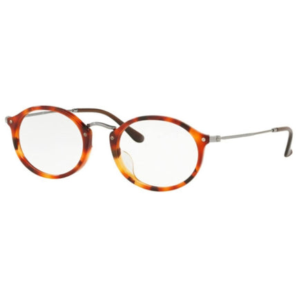Ray Ban Men's Eyeglasses - Havana Red Plastic Frame Demo Lens | RAY BAN 0RX2547VF 5831 ,