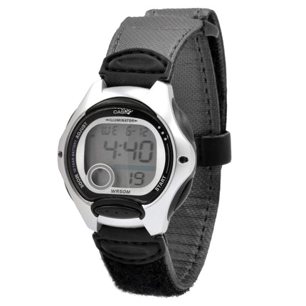 Casio Silver Resin Case Black Band Watch | LW-200V-1AVCF ,