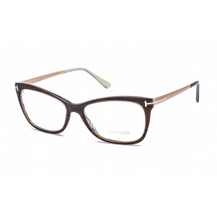 Tom Ford Women's Eyeglasses - Dark Brown Acetate Cat Eye Full Rim Frame | FT5353 050 ,