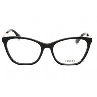 Guess Women's Eyeglasses - Shiny Black Plastic Cat Eye Full Rim Frame | GU2882 001 ,