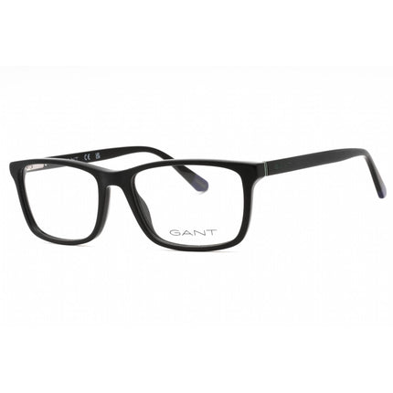 Gant Men's Eyeglasses - Matte Black Acetate Square Shape Full Rim Frame | GA3139 002 ,