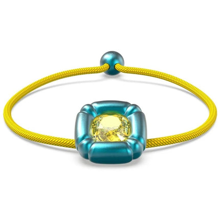Swarovski Women's Bracelet - Dulcis Cushion Cut Crystals Blue and Yellow | 5613667 ,