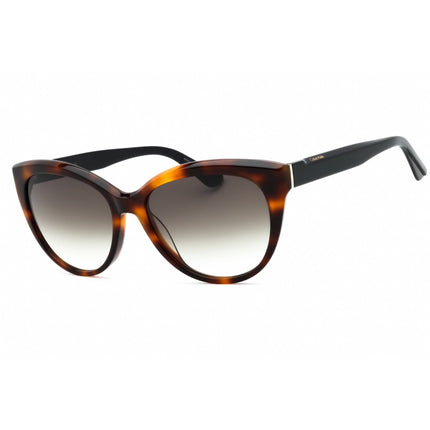 Calvin Klein Women's Sunglasses - Havana/Black Acetate Cat Eye Full Rim | CK22520S 236 ,