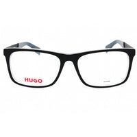 Hugo Men's Eyeglasses - Matte Black Grey Plastic Square Full Rim | HG 0248 0O6W 00 ,