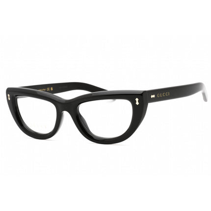 Gucci Women's Eyeglasses - Black Cat Eye Full Rim Plastic Frame | GG1521O 001 ,