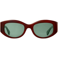 Garrett Leight Women's Sunglasses - Burnt Tortoise Cat Eye | RETRO BIGGIE VINBRT/VRD ,