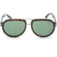 Tom Ford Men's Sunglasses - Dark Havana Plastic Pilot Full Rim Frame | FT0779 52N ,
