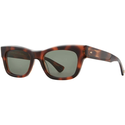 Garrett Leight Women's Sunglasses - Spotted Brown Shell Cat Eye | WOZ SPBRNSH/G15 ,
